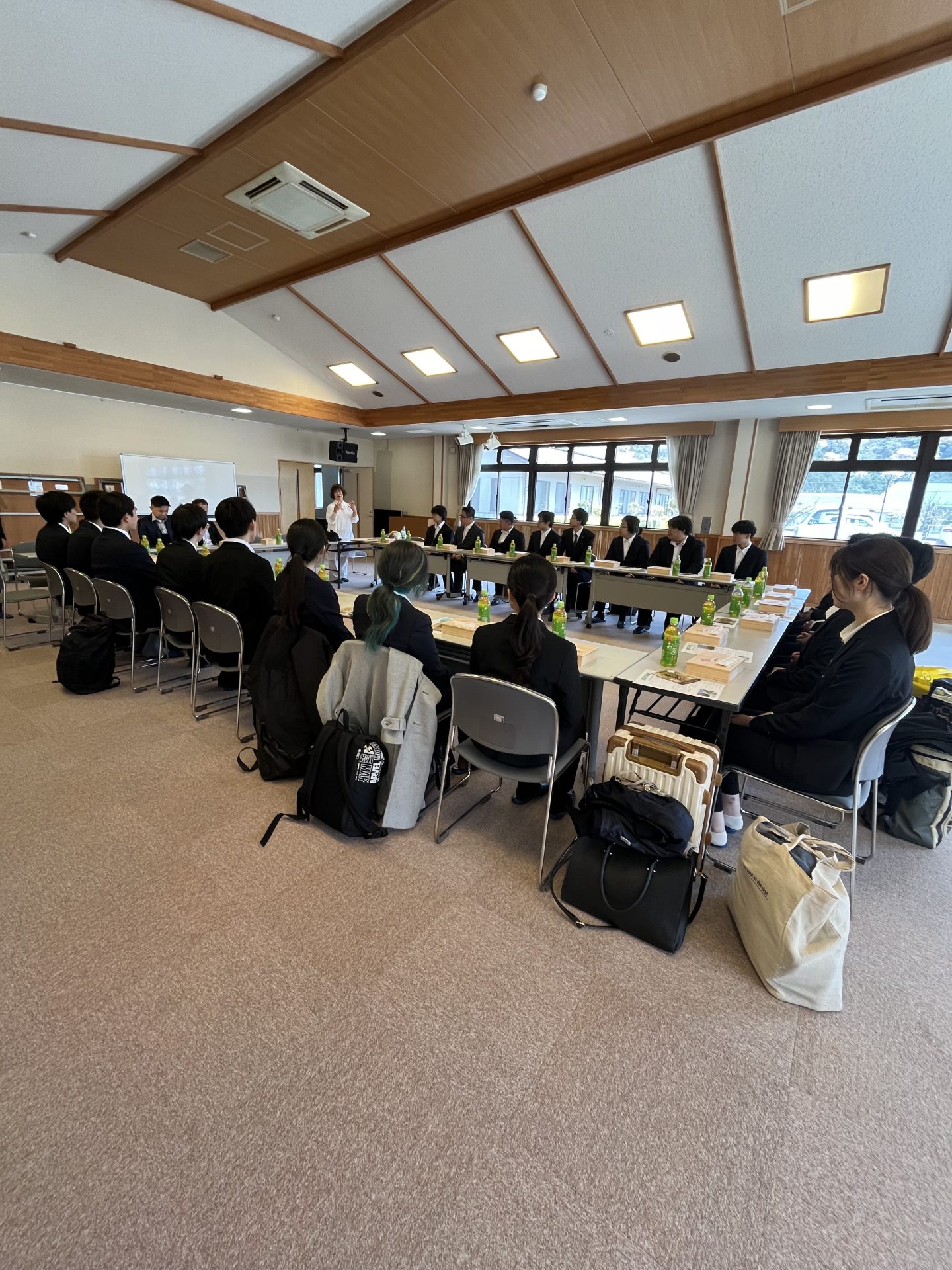 講演をさせていただきました（『合同製鐵株』の新入社員の研修会）